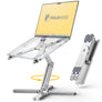 FoldWise X Aluminium Laptop Stand - Adjustable Heights & Angles