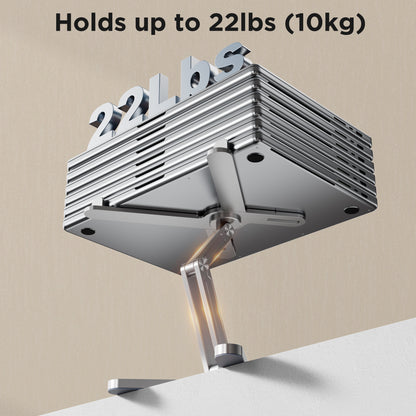 FoldWise X Aluminium Laptop Stand - Adjustable Heights & Angles
